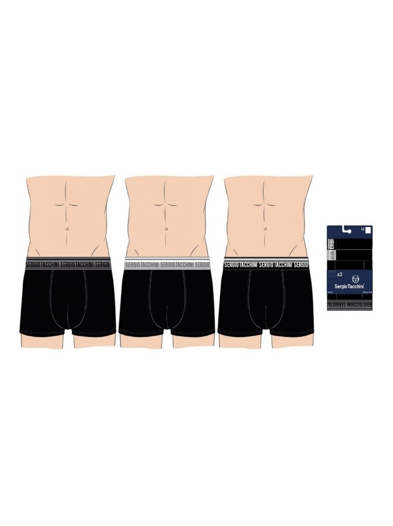 Boxer SERGIO TACCHINI X3 - Pack de 3 Multicolore - Kiabi