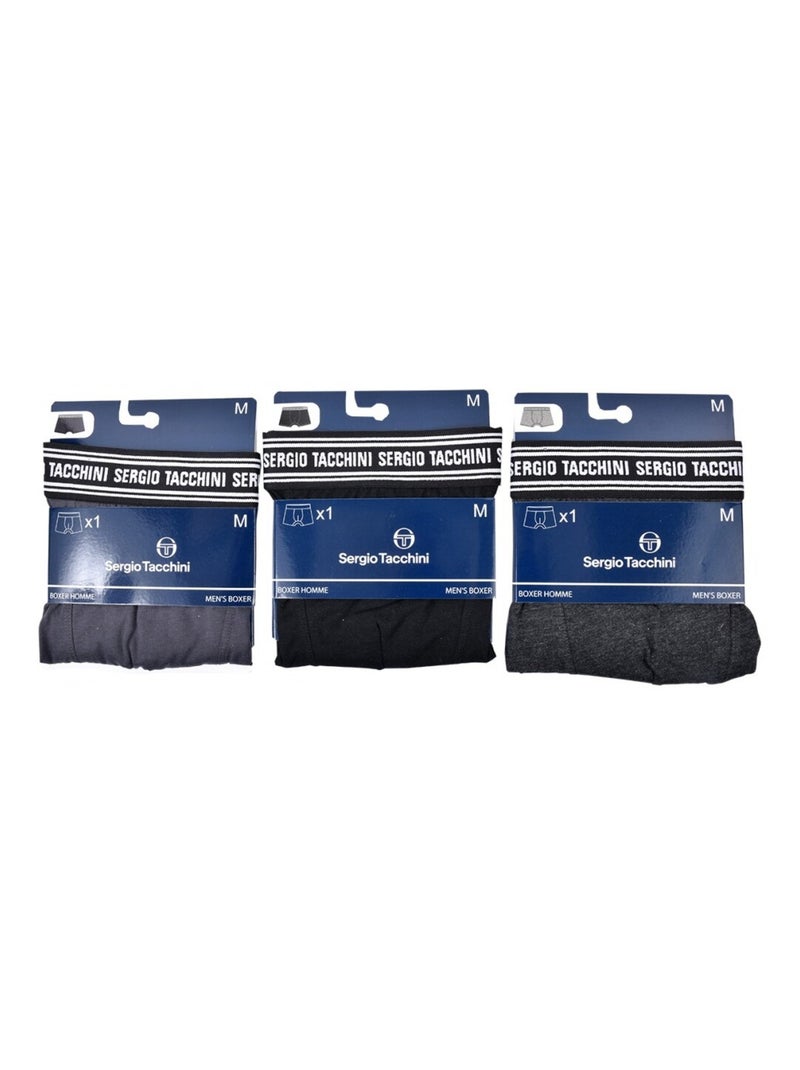 Boxer SERGIO TACCHINI X3 - Pack de 3 Multicolore - Kiabi
