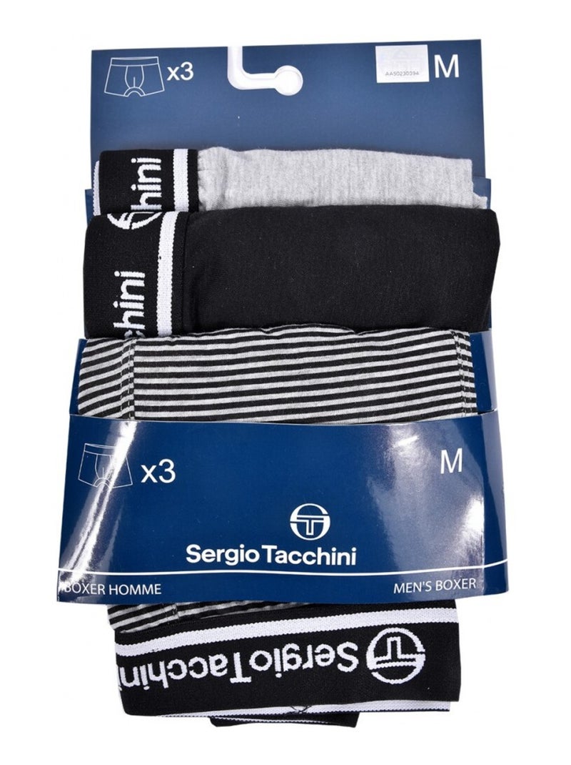 Boxer SERGIO TACCHINI X3 - Pack de 3 Multicolore - Kiabi