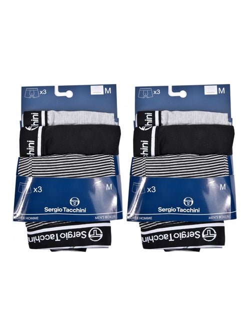 Boxers - Caleçons Sergio Tacchini homme lot de 6 - Kiabi