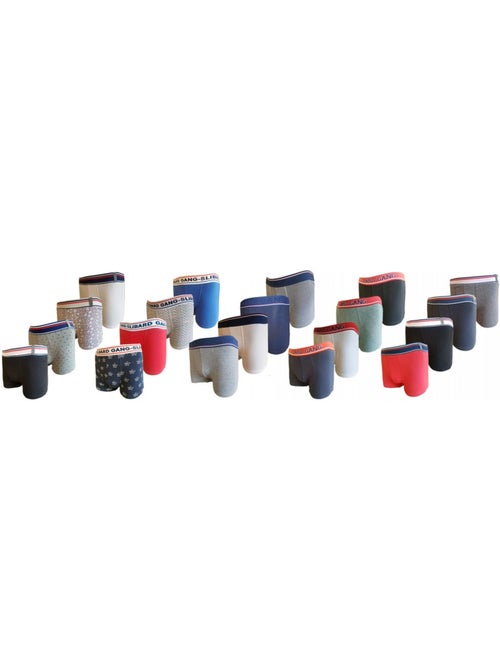 Boxers Caleçons Slibard Gang homme Confort et Qualité - Pack de 8 - Kiabi Boxers Caleçons Slibard Gang homme Confort et Qualité - Pack de 8 - Kiabi