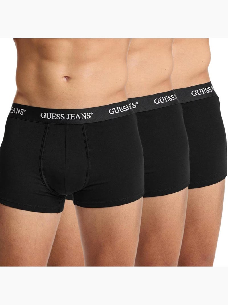 Boxers homme guess trunk Noir - Kiabi