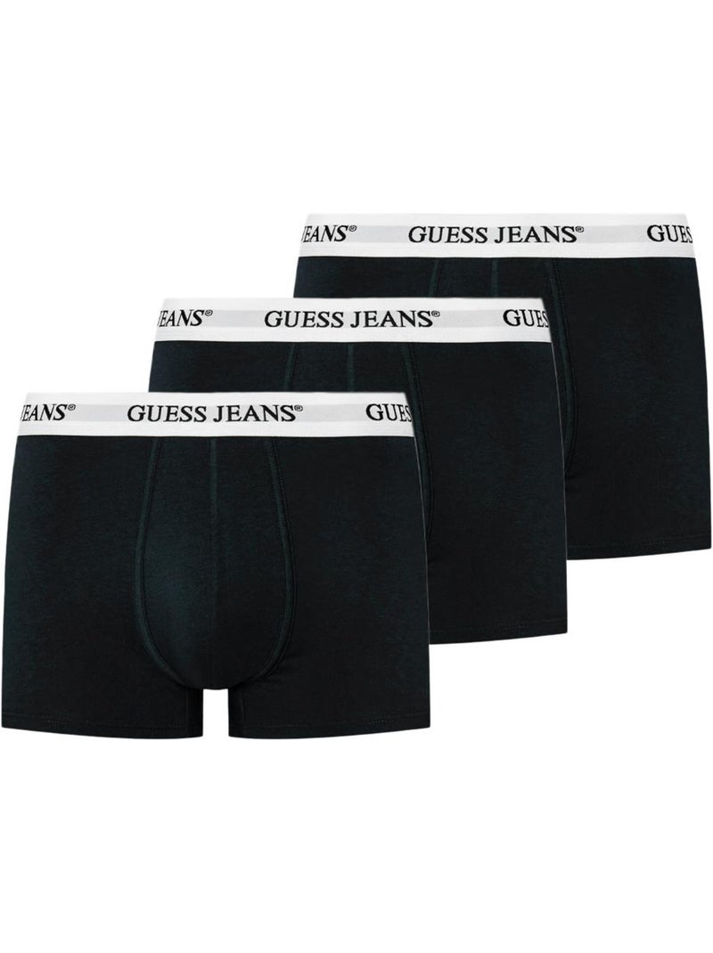 Boxers homme guess trunk Noir - Kiabi