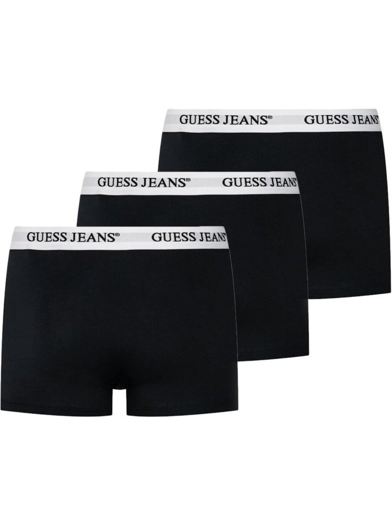Boxers homme guess trunk Noir - Kiabi