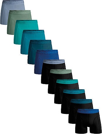 Boxers lot de 12 en coton premium Muchachomalo confort respirant et coupe parfaite