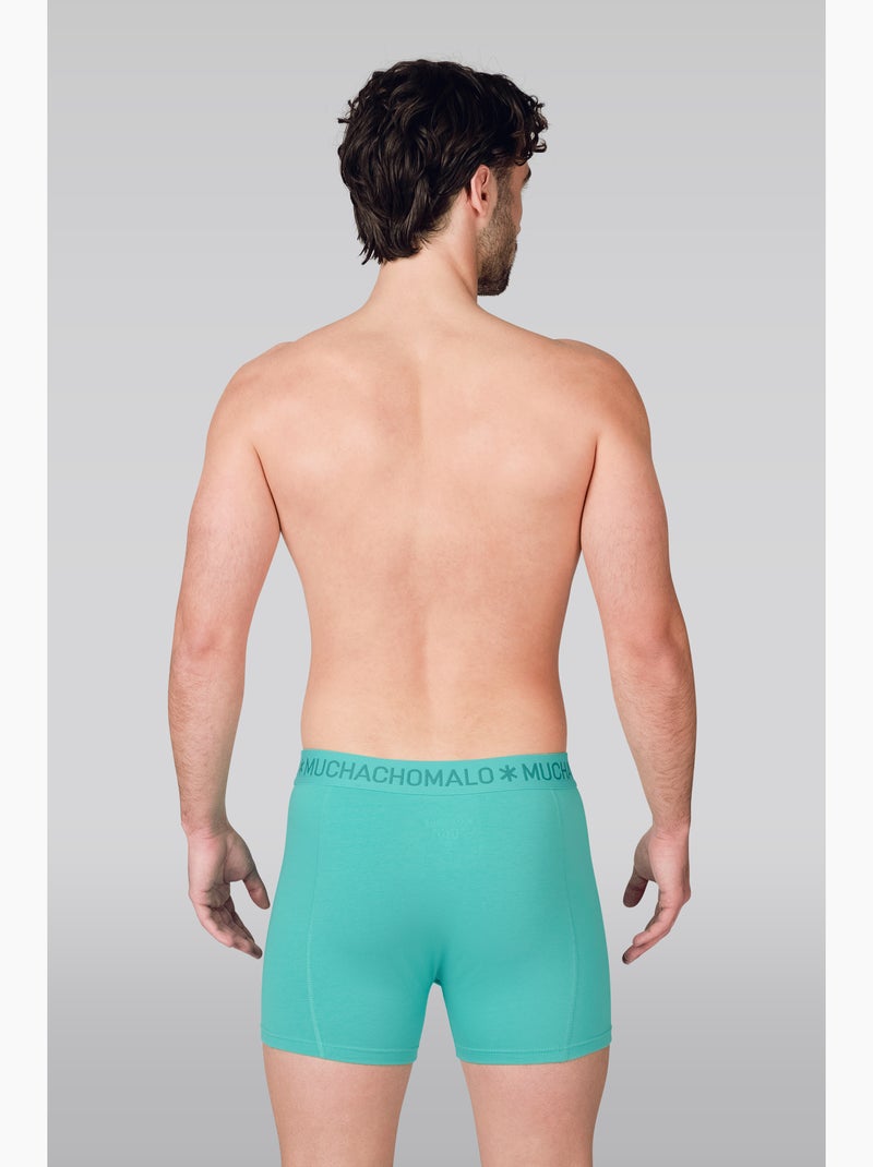 Boxers lot de 12 en coton premium Muchachomalo confort respirant et coupe parfaite Noir Bleu Gris - Kiabi