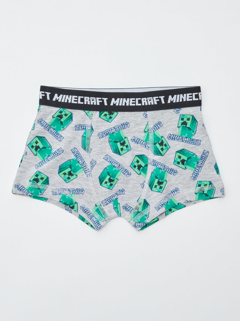 Boxer Minecraft Mod Boxers 'Minecraft - lot de 2 - Vert - Kiabi - 8.00€