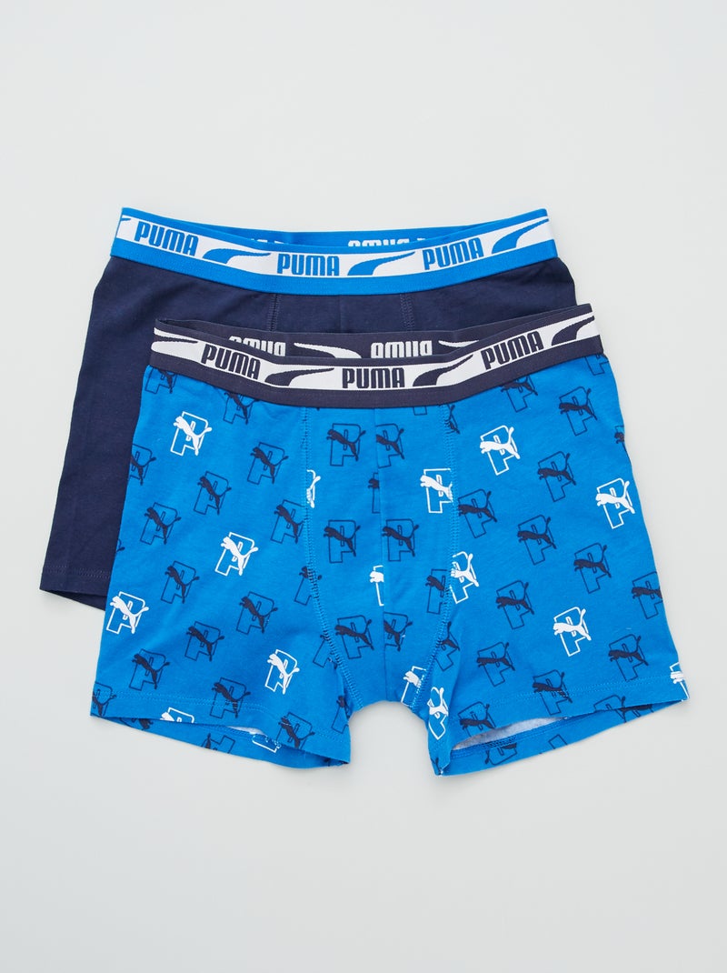Boxers 'Puma' - Lot de 2 Bleu marine - Kiabi