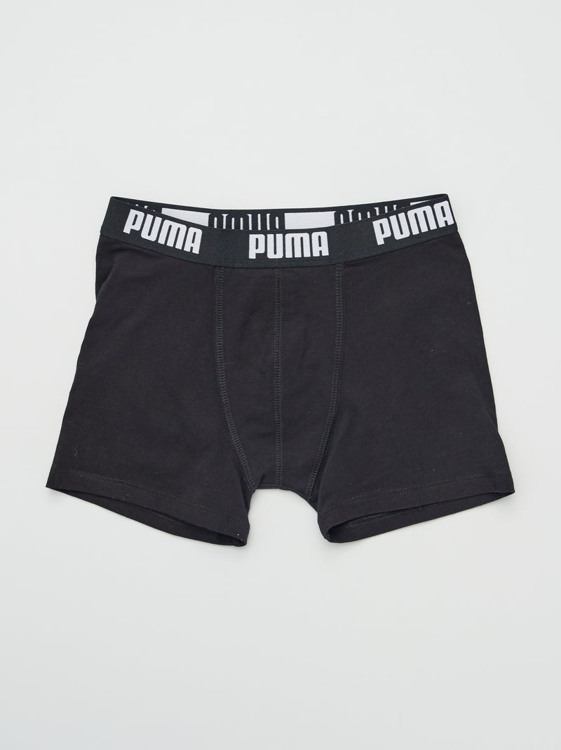 Boxers 'Puma' - Lot de 4 noir - Kiabi