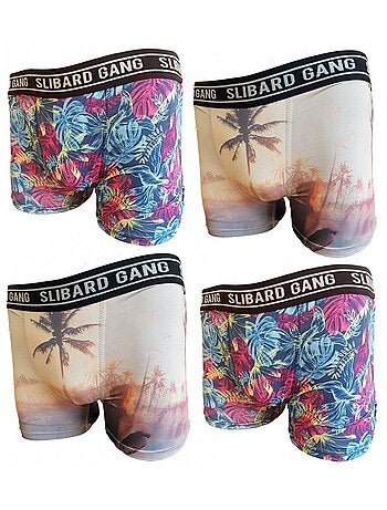 Boxers Slibard Gang homme - Pack de 4