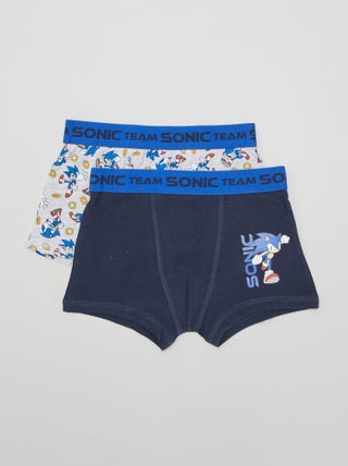 boxers 'Sonic' - Lot de 2