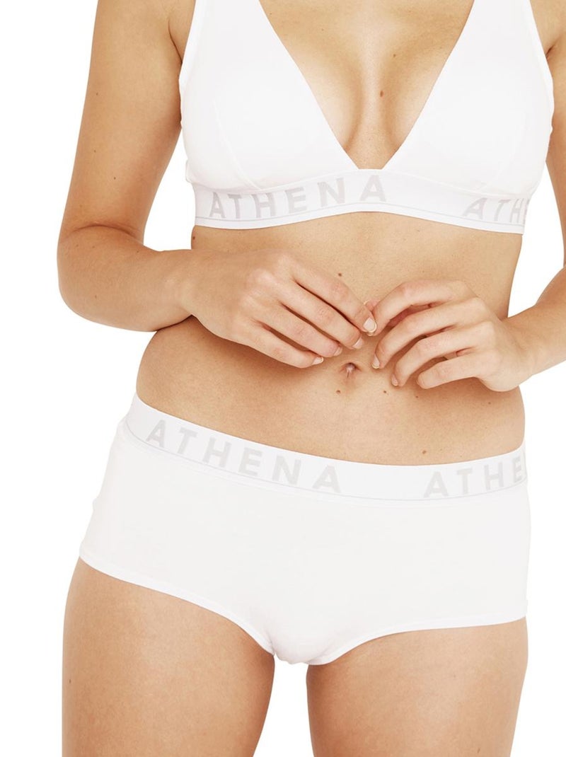 Boxershort dames easy color athena Wit - Kiabi