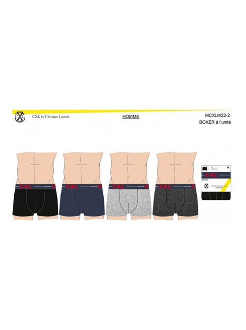 Boxershort heren LACROIX set van 4 - Kiabi