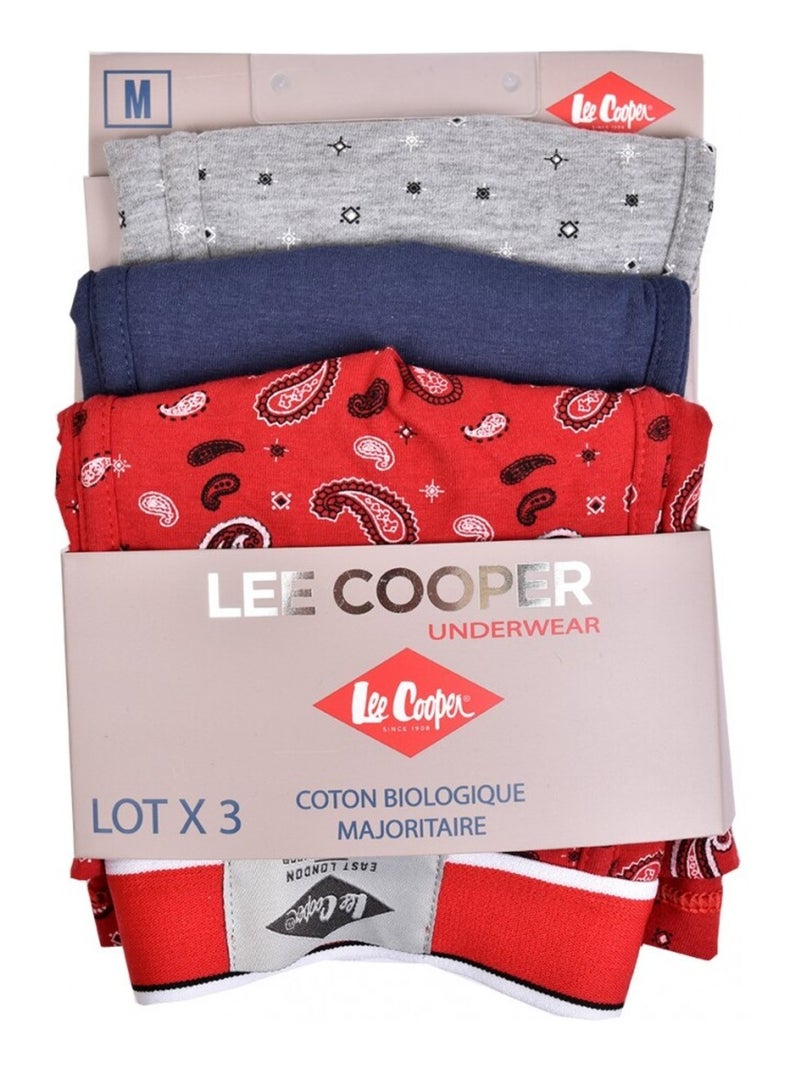 Boxershort heren lee cooper - set van 2 Multicolor - Kiabi