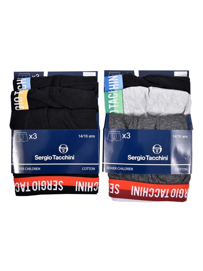 Boxershort kinderen SERGIO TACCHINI - Set van 6 Multicolor - Kiabi