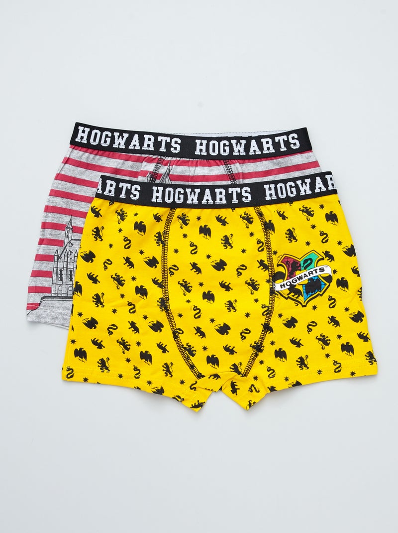 Boxershort met Harry Potter-print - Setje van 2 GEEL - Kiabi