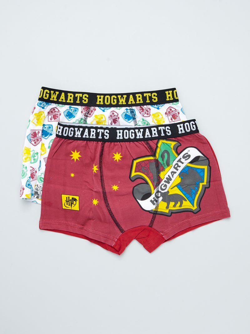 Boxershort met Harry Potter-print - Setje van 2 ROOD - Kiabi