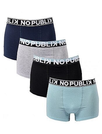 Boxershort No Publik Katoen - Set van 4