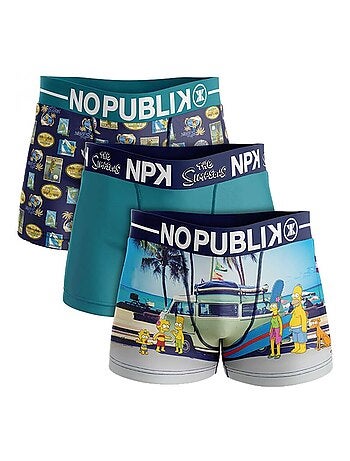 Boxershort No Publik Simpsons - Set van 3