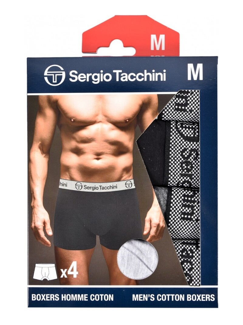 Boxershort SERGIO TACCHINI - Set van 4 Multicolor - Kiabi