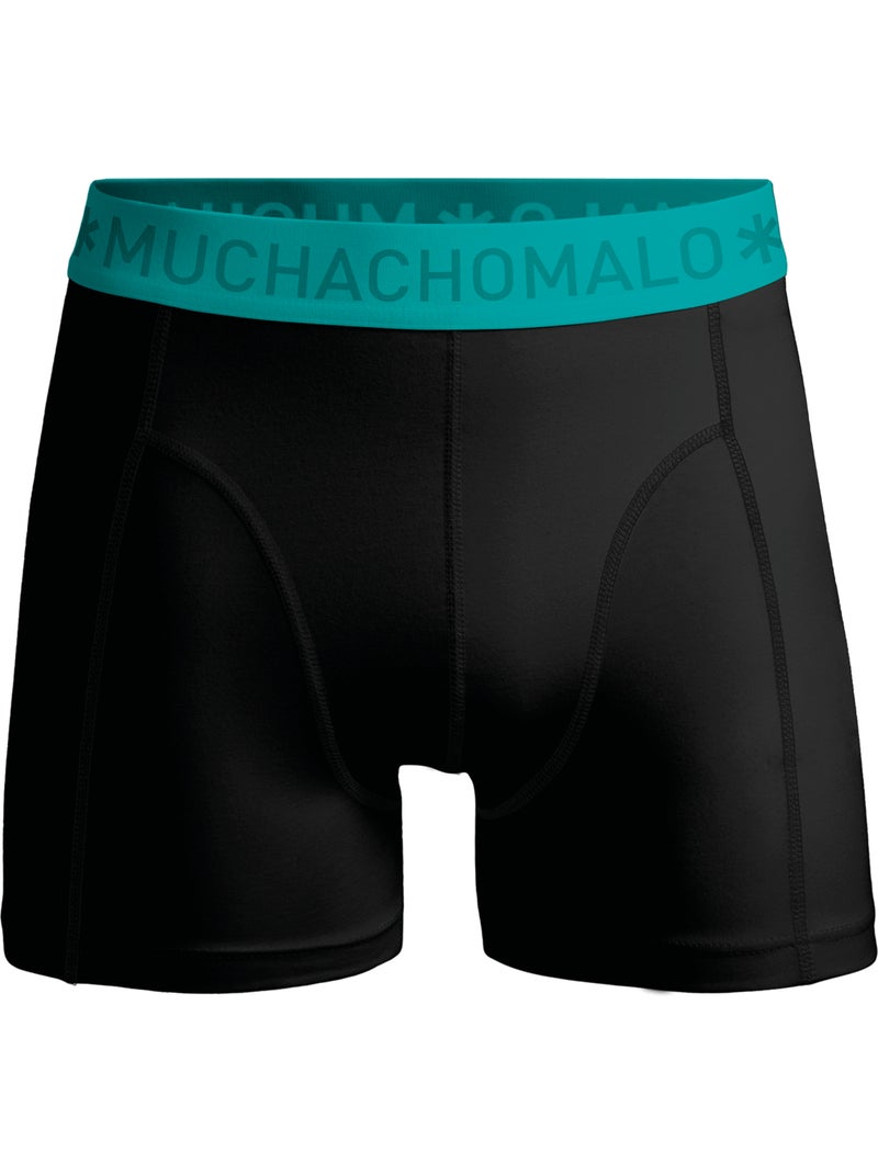 Boxershorts 12-pack premium katoen Muchachomalo ademend comfort en perfecte pasvorm Zwart Blauw Grijs - Kiabi