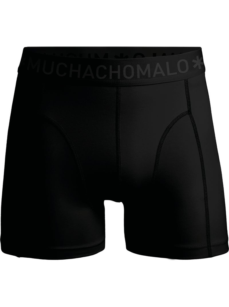 Boxershorts 12-pack premium katoen Muchachomalo ademend comfort en perfecte pasvorm Zwart/Blauw/Groen - Kiabi