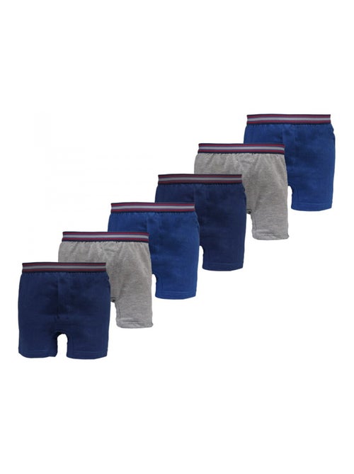 Boxershorts jongen Tom Franks set van 6 - Kiabi Boxershorts jongen Tom Franks set van 6 - Kiabi
