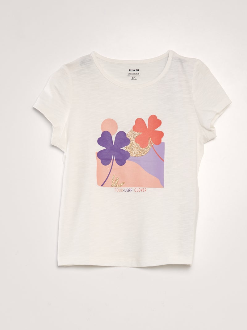 Boxy T-shirt WIT - Kiabi