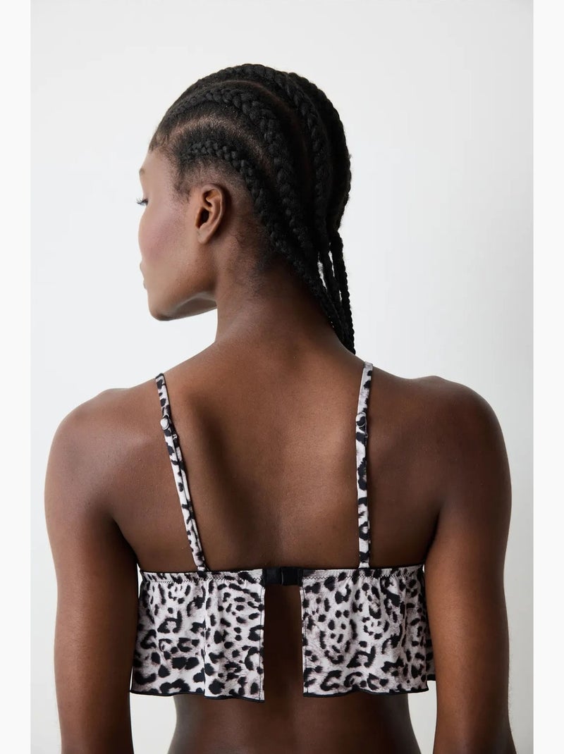 Bralette léopard femme penti Multicolore - Kiabi