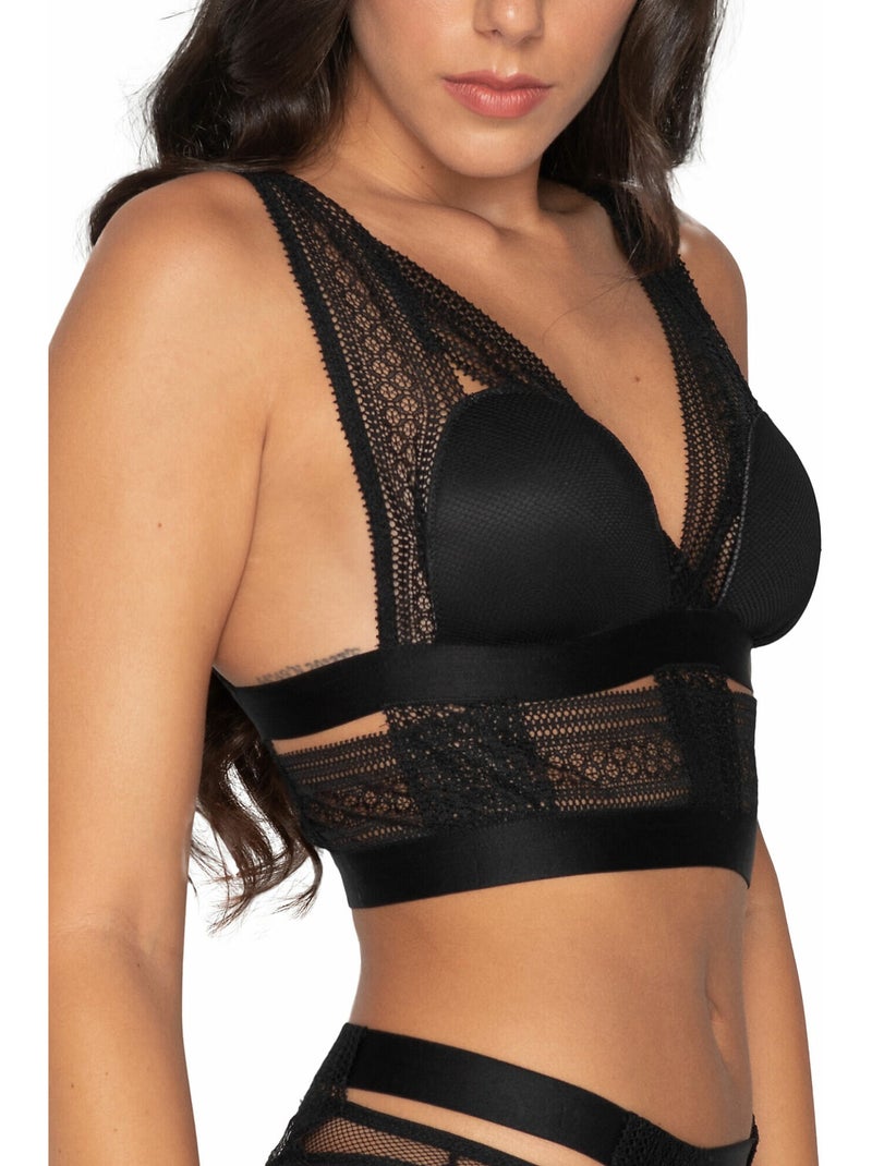 Bralette scandal Noir - Kiabi