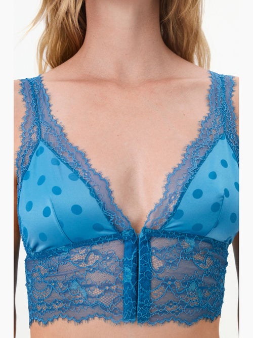 Bralette treso à pois penti - Kiabi Bralette treso à pois penti - Kiabi