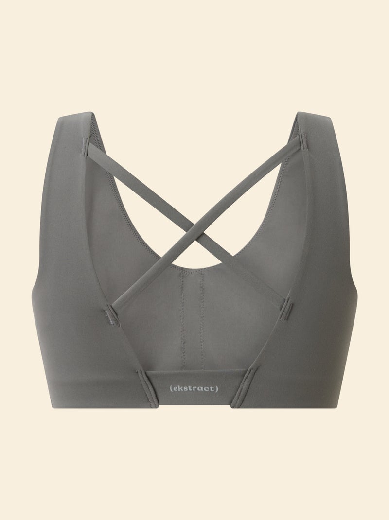 Brassière de sport - (ekstract) Gris - Kiabi