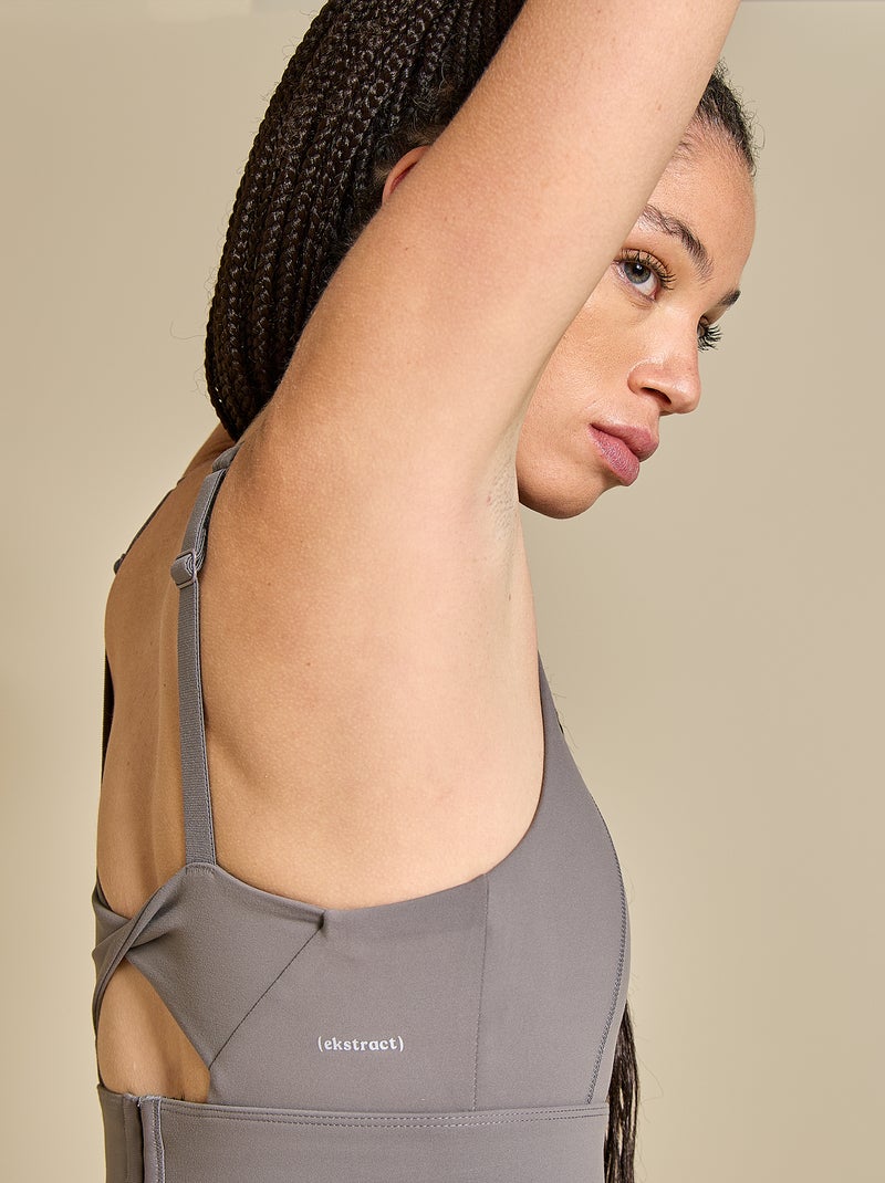 Brassière de sport - (ekstract) Gris - Kiabi