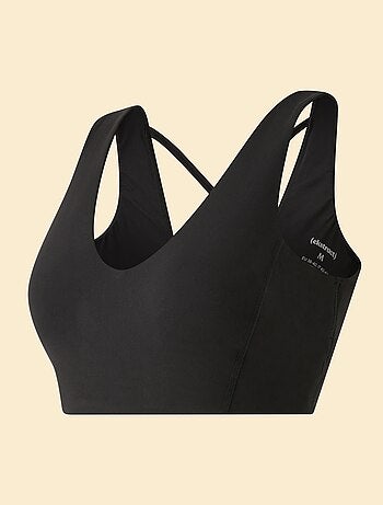 Brassière de sport croisée au dos maintien moyen - (ekstract)