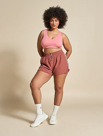 Brassière de sport croisée au dos maintien moyen - (ekstract)