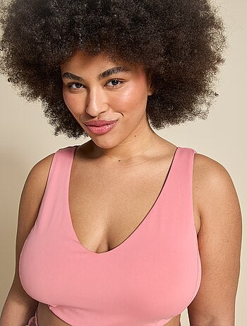 Brassière de sport croisée au dos maintien moyen - (ekstract)