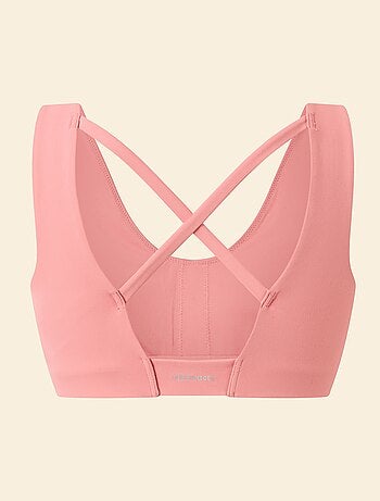 Brassière de sport croisée au dos maintien moyen - (ekstract)