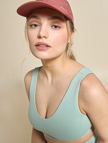 Brassière de sport croisée au dos maintien moyen - (ekstract)