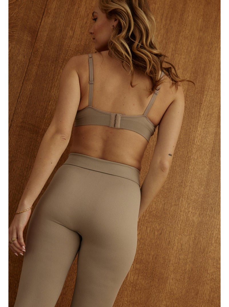 Brassière de sport darling Marron - Kiabi