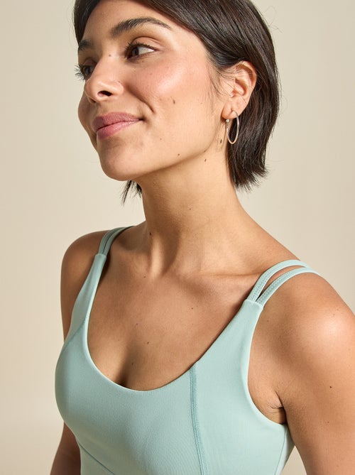 Brassière de sport effet twisté au dos maintien fort - (ekstract) - Kiabi