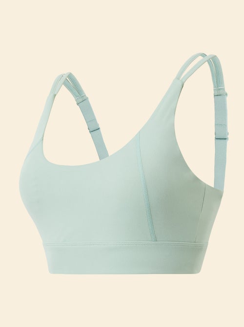 Brassière de sport effet twisté au dos maintien fort - (ekstract) - Kiabi