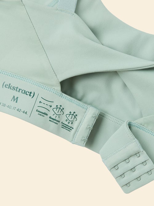 Brassière de sport effet twisté au dos maintien fort - (ekstract) - Kiabi