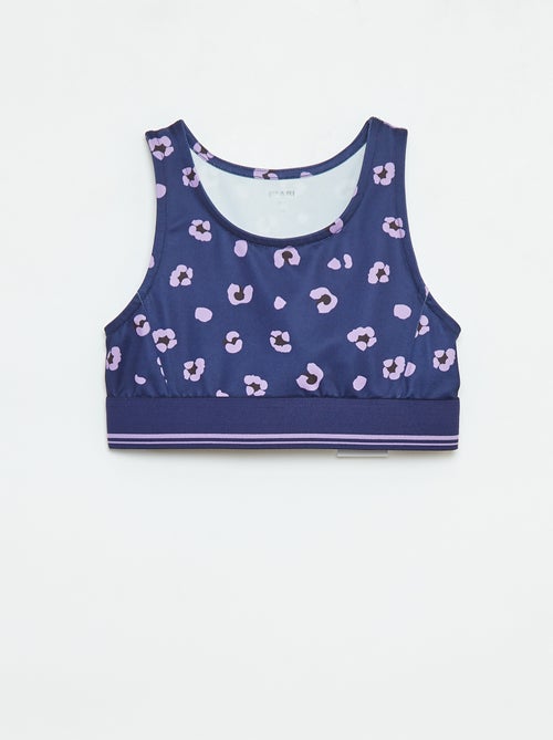 Brassière de sport  en matière stretch - Kiabi