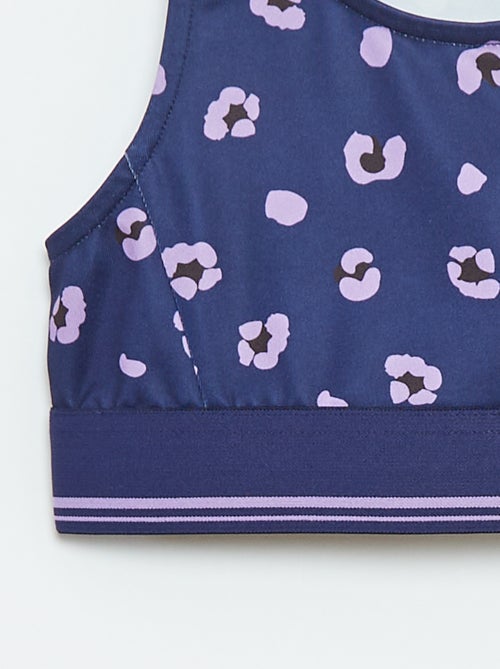 Brassière de sport  en matière stretch - Kiabi