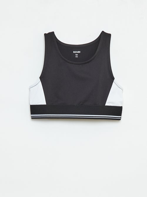 Brassière de sport  en matière stretch - Kiabi