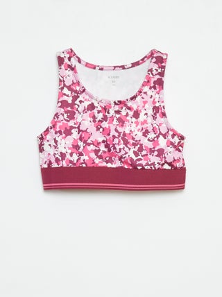 Brassière de sport  en matière stretch