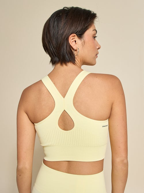 Brassière de sport en rib maintient léger - (ekstract) - Kiabi