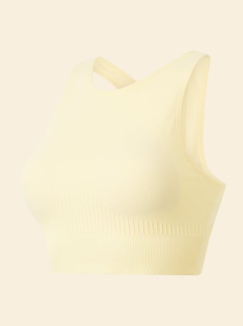 Brassière de sport en rib maintient léger - (ekstract) - Kiabi