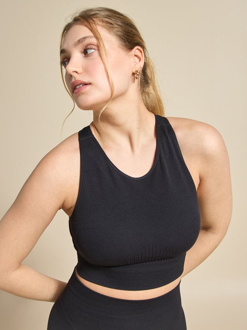 Brassière de sport en rib maintient léger - (ekstract) - Kiabi