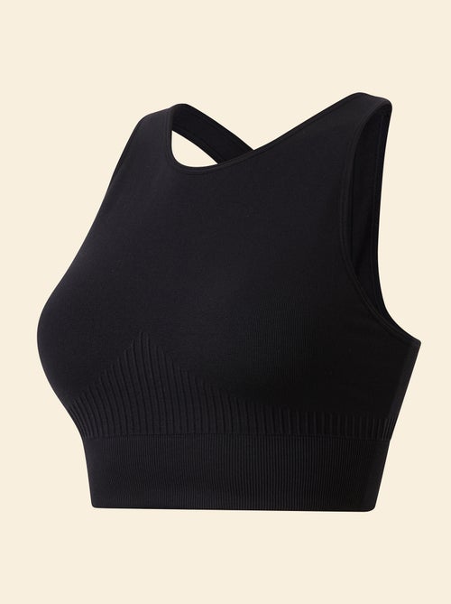 Brassière de sport en rib maintient léger - (ekstract) - Kiabi